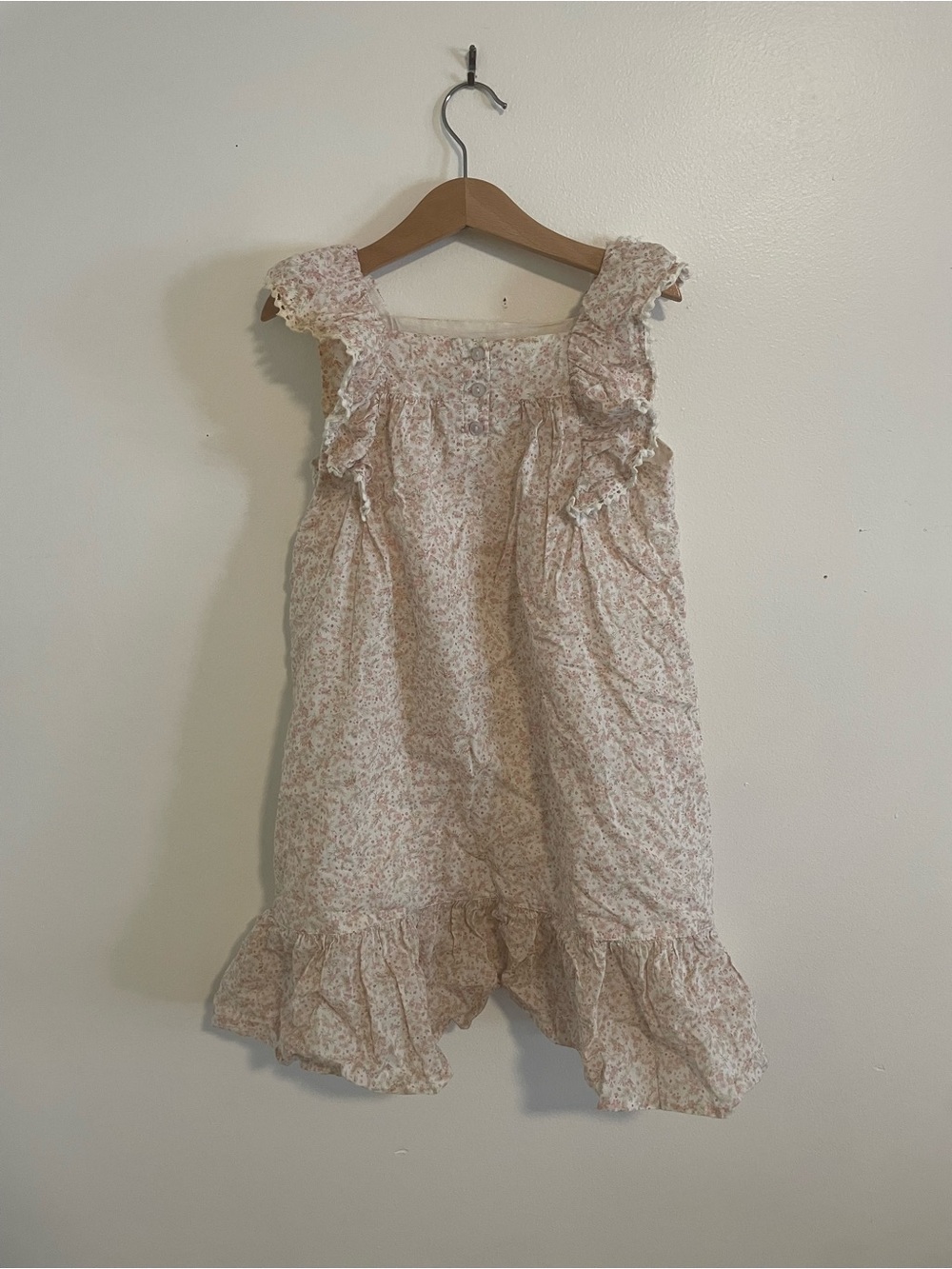 Jamie Kay Pale Pink Floral Ruffle Dress